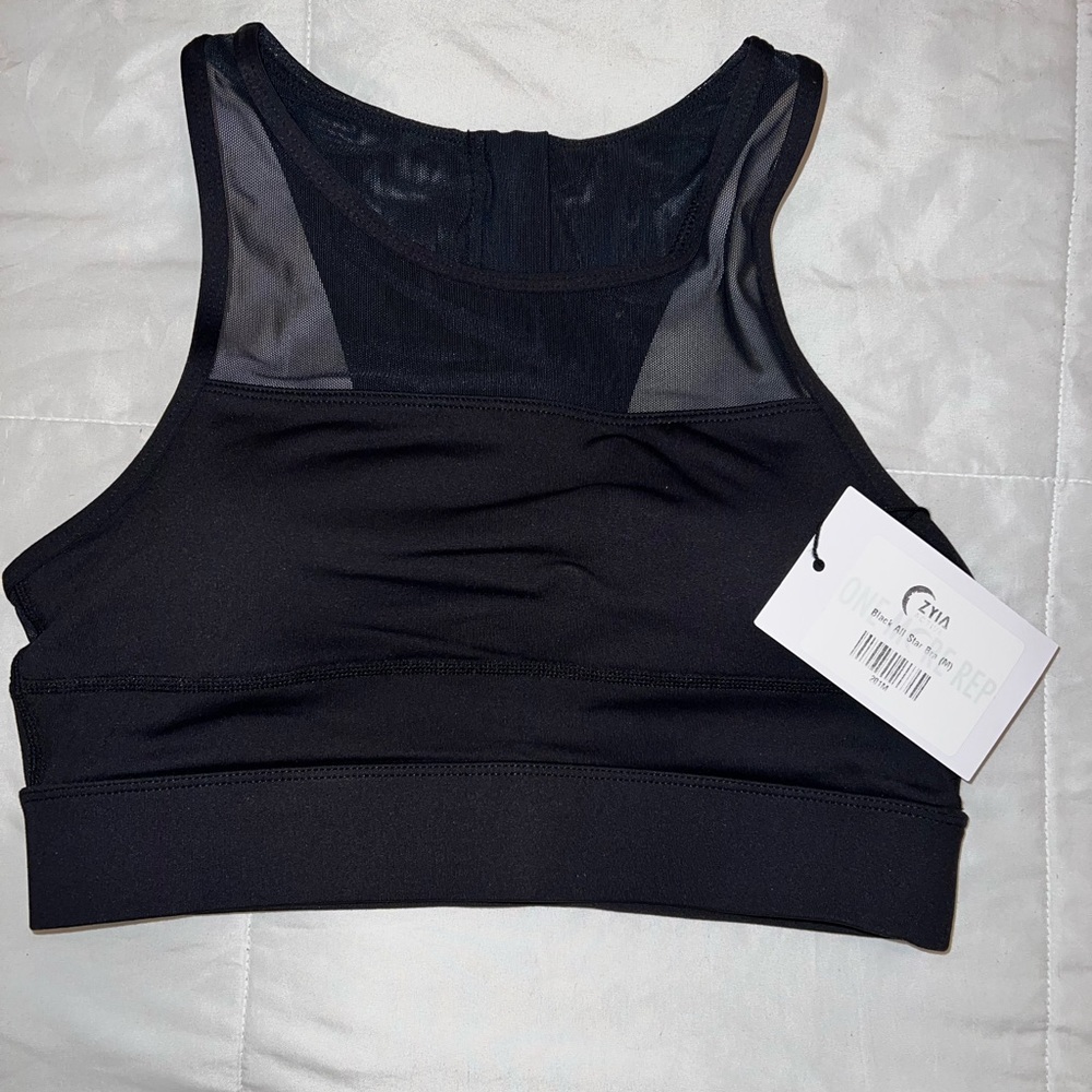 NWT ZYIA all star bra